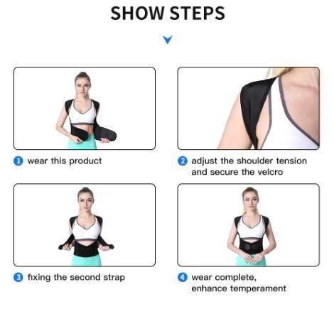 Posture Corrector Belt For Men & Women | Back & Shoulder Support | Pain Relief | Universal Fit
