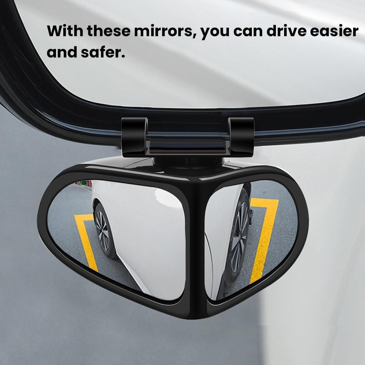 Adjustable Car Auxiliary Rear view Mirror | Blind Spot Mirror
