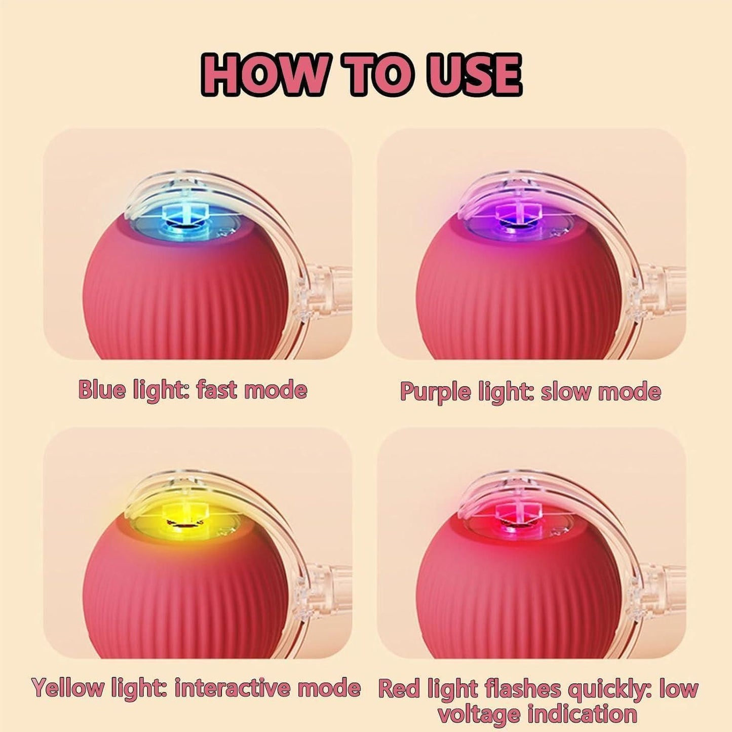 Interactive Rolling Toy For Cat | Interactives Toy Electric 360° Smart Automatic Rollings Pet Balls | Interactives Rollings Cat Balls