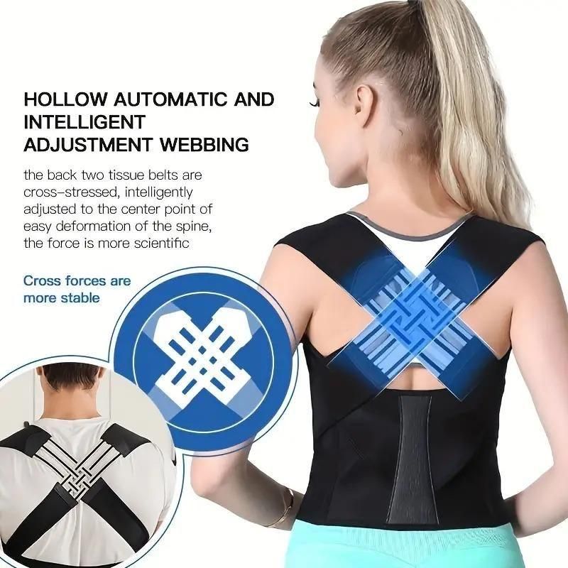 Posture Corrector Belt For Men & Women | Back & Shoulder Support | Pain Relief | Universal Fit