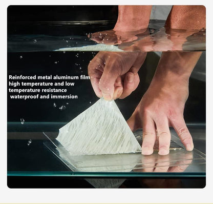 Waterproof Repair Tape for Water Leakage | Roof Water Leakage Solution | Aluminium Foil Tape | Waterproof Adhesive Sealing Butyl Rubber Tape for Surface Crack (Silver)