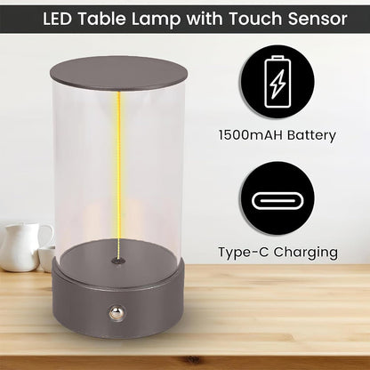 Magnetic lamp | Cordless LED Desk Lamp | Rechargeable Modern Lights | Portable Nightstand Lamps | Unique Ambient Light | Mood Lighting for Bedroom