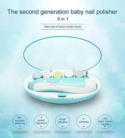 Baby Nail Clippers with Light | Safe Baby Nail File