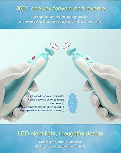 Baby Nail Clippers with Light | Safe Baby Nail File