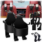 3-in-1 Car Seat Hook & Cup Holder | Hidden Hanger | Mobile Holder | Organizer & Drink Holder (2 PCS)