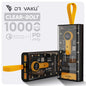 DR VAKU® 10000mAh Power Bank Clear Bolt Portable 20W PD QC Fast Charging Dual USB Port (Input & Output) Lithium Polymer Battery Power Bank