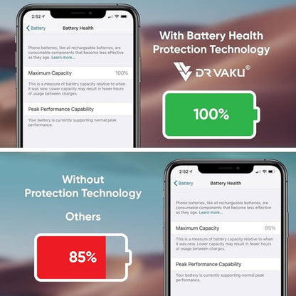 DR VAKU® 10000mAh Power Bank Clear Bolt Portable 20W PD QC Fast Charging Dual USB Port (Input & Output) Lithium Polymer Battery Power Bank