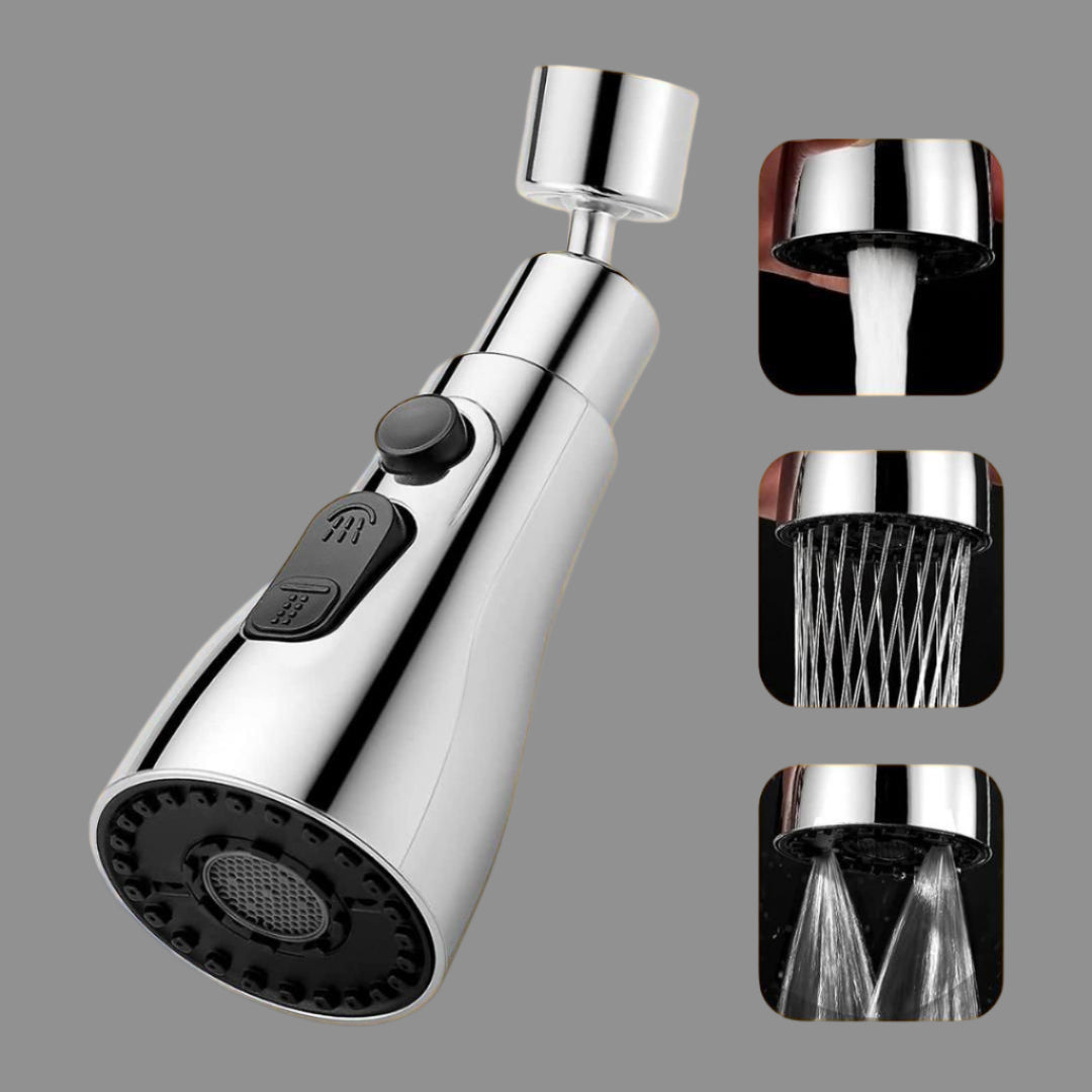 3 Modes Kitchen Sink Faucet | Tap Extender for Kitchen Sink | Flexible Faucet with Tap Extension for Convenient Use