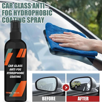 Car Glass Anti-Fog & Rainproof Spray | Streak-Free Windshield Cleaner | Multipurpose Liquid – 2 PCS